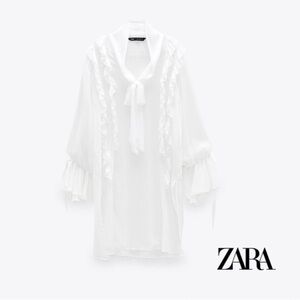 “NEW” Zara Women's White Blouse